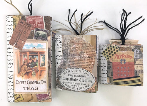 3 One-Sheet Mini Books and Collage Techniques Online Class