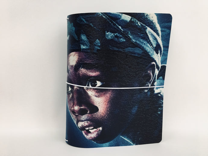 Custom Keeper notebook cover featuring Lucas from Stranger Things.