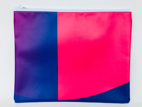 Billboard Vinyl Zipper Pouch