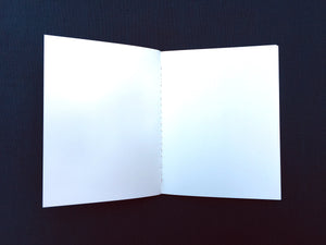 A6/JR Text Weight Blank Bound Notebook Insert with SuedeTex® Covers