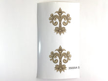 4 Fleur de Lis Waterslide Decals