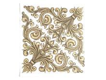 2 Baroque Style Corner Waterslide Decals