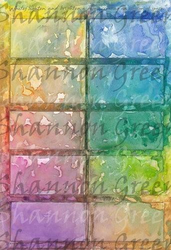 Paint Chips-Digital Download from Hand Painted/Drawn Papers/Journal Pages