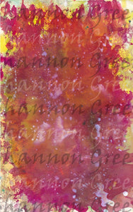Sunrise-Digital Download from Hand Painted/Drawn Papers/Journal Pages