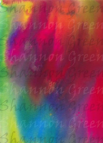 Watercolor Pour 1-Digital Download from Hand Painted/Drawn Papers/Journal Pages