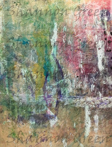 Drop Paper 2-Digital Download from Hand Painted/Drawn Papers/Journal Pages