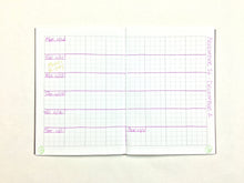 A5 Text Weight Grid Bound Notebook Insert with SuedeTex® Covers
