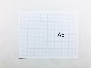 A5 Text Weight Grid Bound Notebook Insert with SuedeTex® Covers