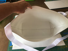 Paintable White Vinyl Tote Bag
