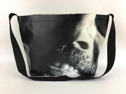 Billboard vinyl tote bag featuring Negan from The Walking Dead.
